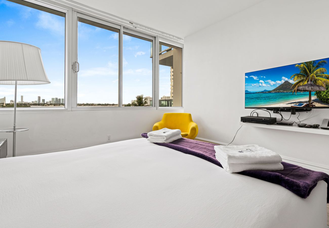 Departamento en Miami Beach - Brilliant 1BR Suite w Bay View 5*